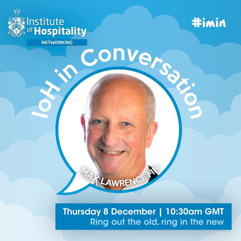 Max Lawrence - co-host of IoH in Conversation 8th Dec 2022