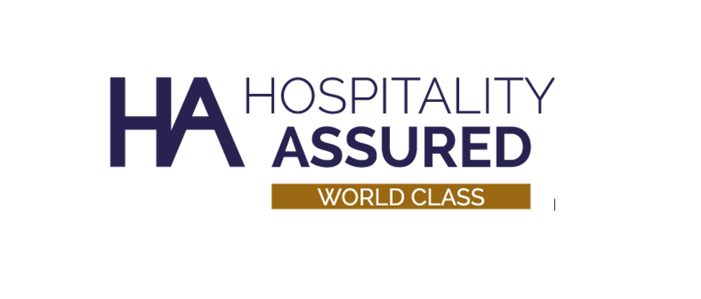 World Class Accreditation logo awarded by Hospitality Assured for the highest standards of service in hospitality